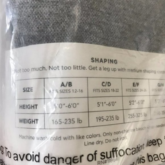 Lane Bryant Shaper Stretch  Footless Tights C / D - Picture 3 of 4